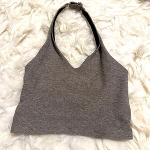 Bombshell Sportswear Gray Crop Top